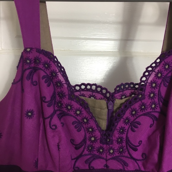 Nanette Lepore Fuchsia Eyelet Dress - Picture 3 of 7